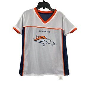 Denver Broncos Shirt Boys L Used Reversible